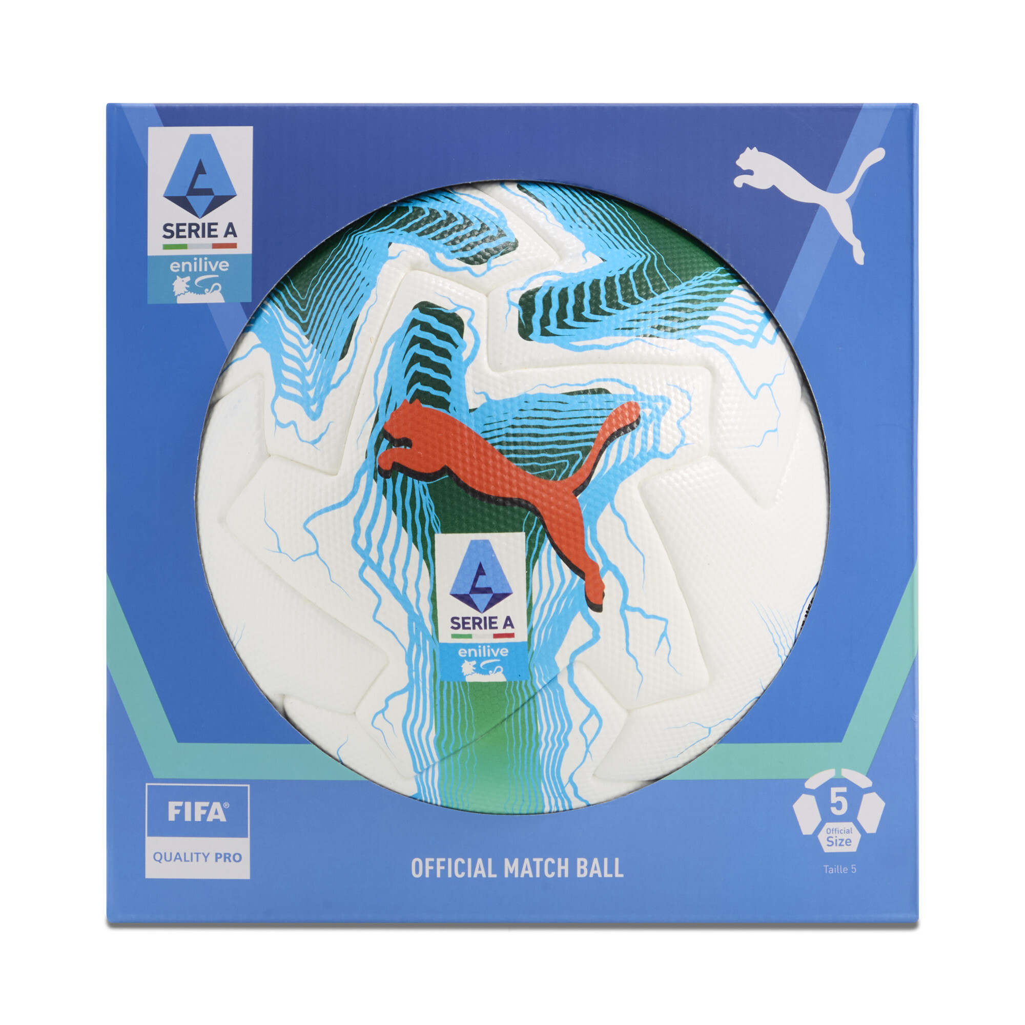 PUMA Orbita Serie A voetbal (FIFAÂ® Quality Pro), Wit/Meerkleurig, Maat 5 thumbnail 2