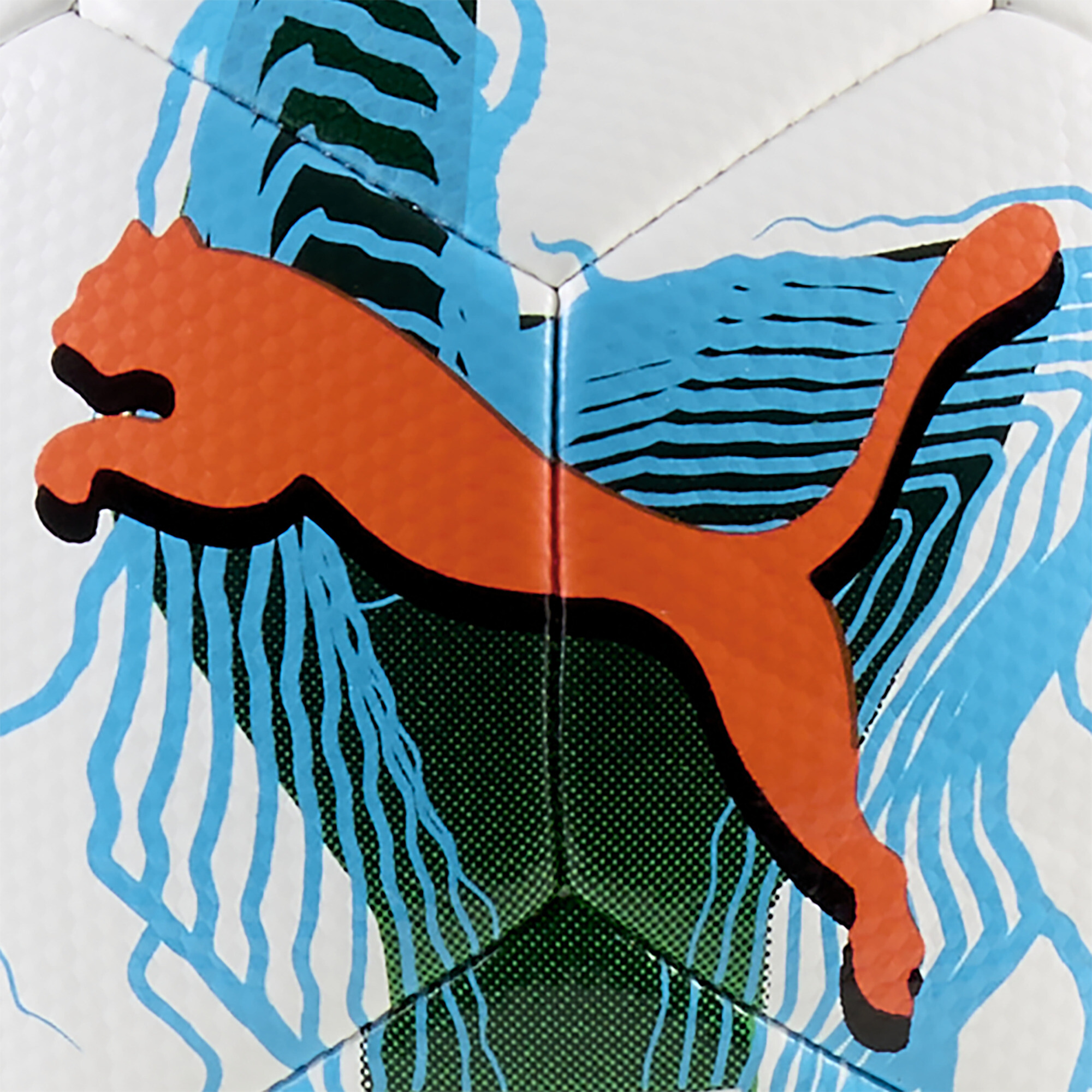 PUMA Orbita Serie A voetbal, Wit/Meerkleurig, Maat 5 thumbnail 3