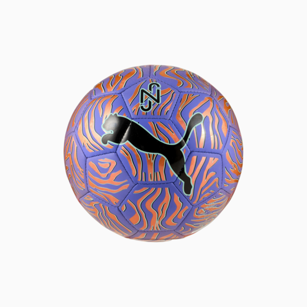 Mini pelota de fútbol estampada Neymar Jr, Orange Poppy-PUMA Black, large-MEX