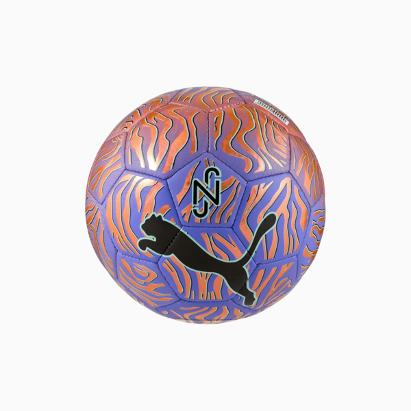 Mini pelota de fútbol estampada Neymar Jr, Orange Poppy-PUMA Black, large-MEX