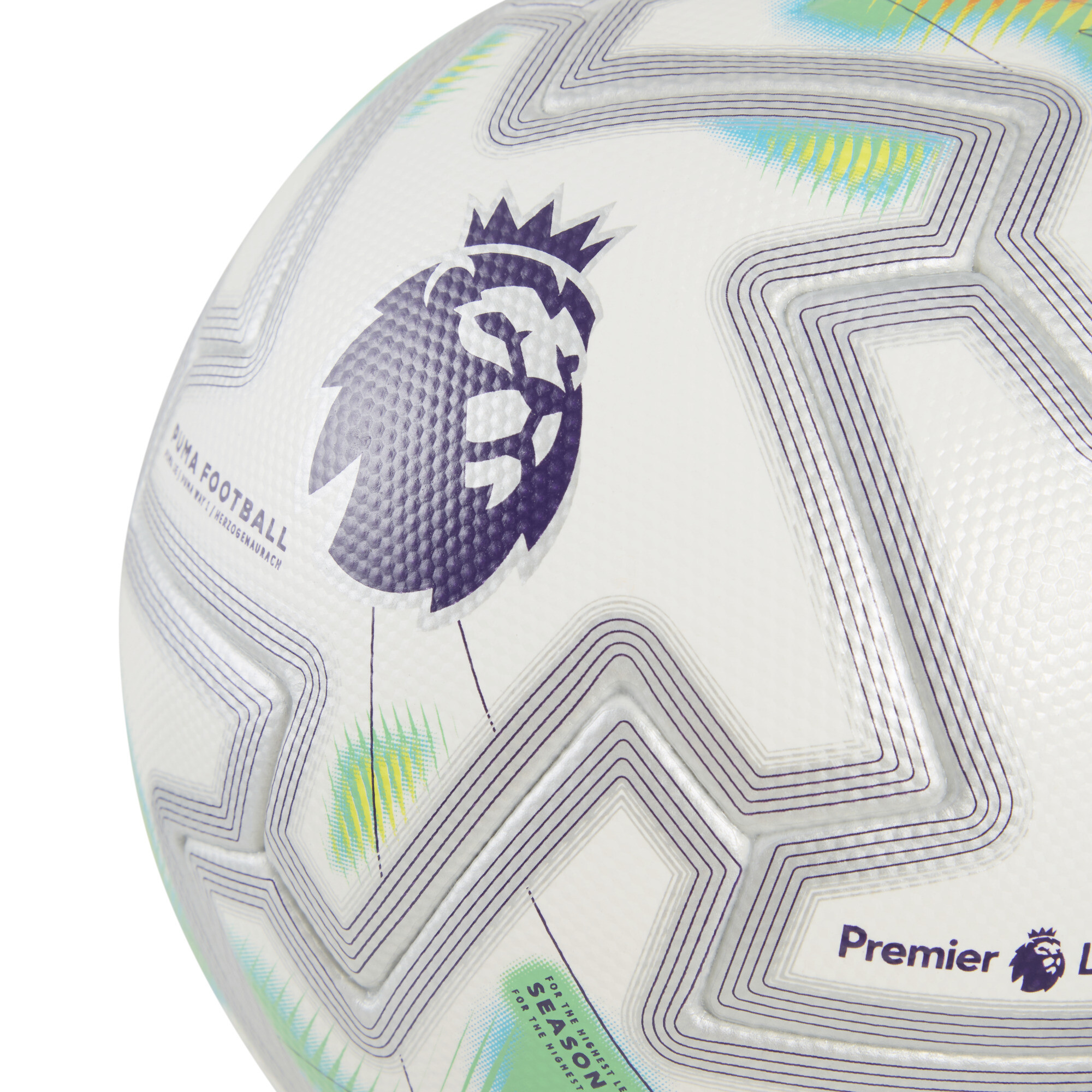 PUMA Orbita Ultimate Premier League Thrill Football (FIFA® Quality Pro), Wit/Meerkleurig, Maat 5 thumbnail 3