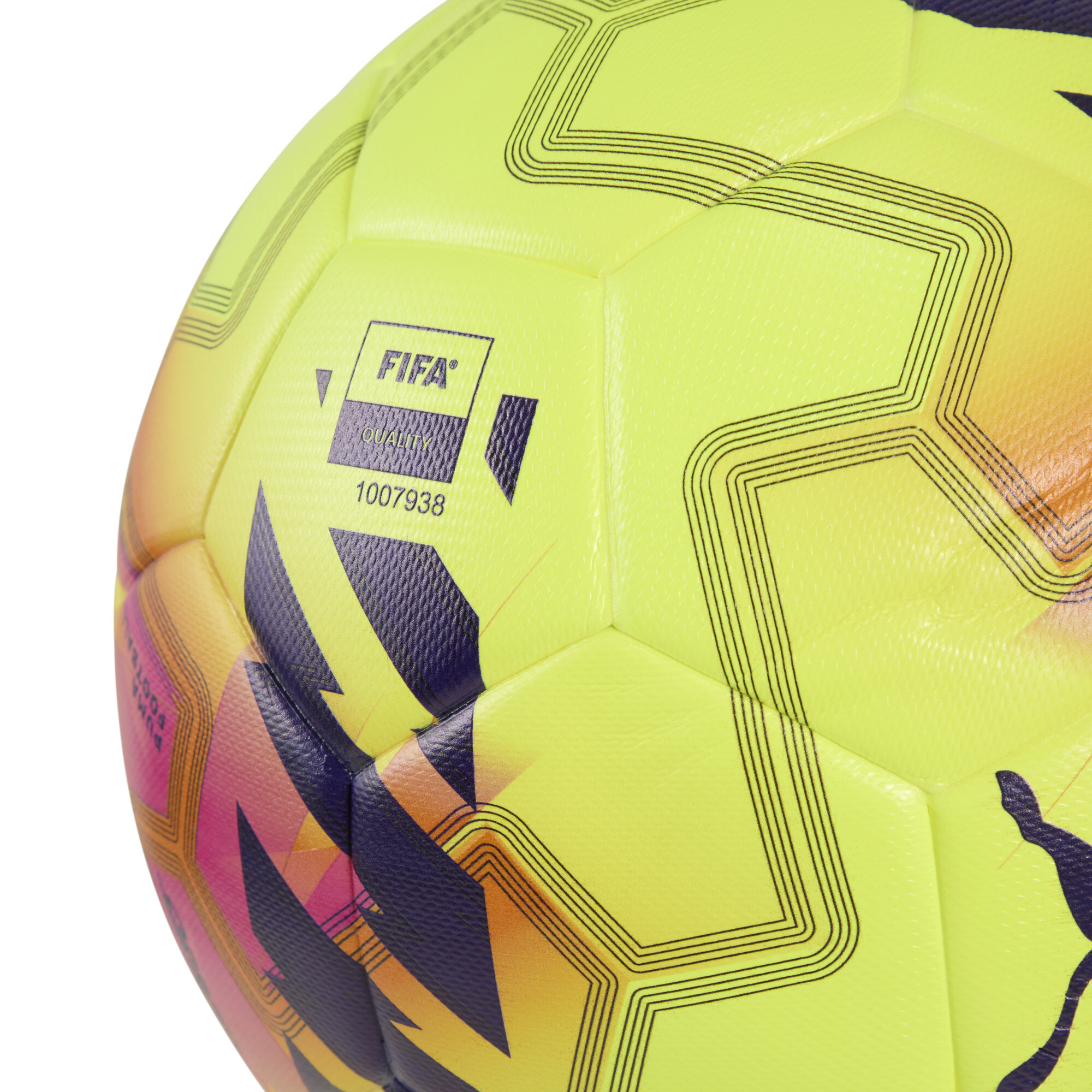 PUMA Orbita Match Premier League Lights voetbal (FIFAÂ®-kwaliteit), Geel/Meerkleurig, Maat 5 thumbnail 3