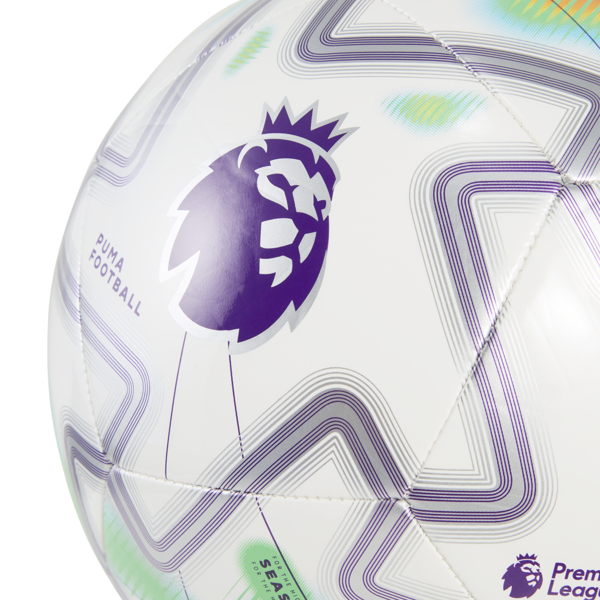 PUMA Orbita Play Premier League Thrill voetbal, Wit/Meerkleurig, Maat 5 thumbnail 3