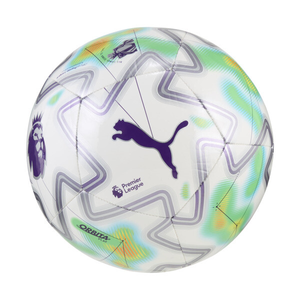 Pelota de fútbol PUMA Orbita Play Premier League Thrill En Blanco/Multicolor