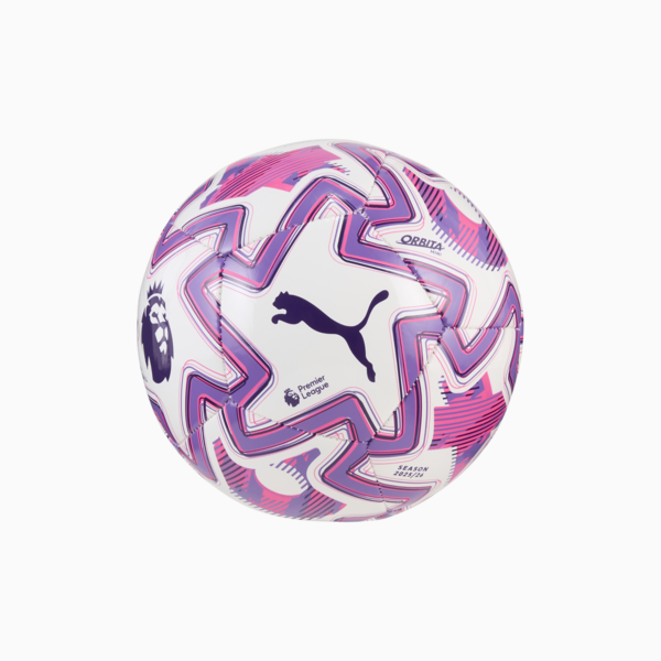 PUMA Orbita Premier League Brilliance Mini Football, PUMA White-multicolor, large-ZAF