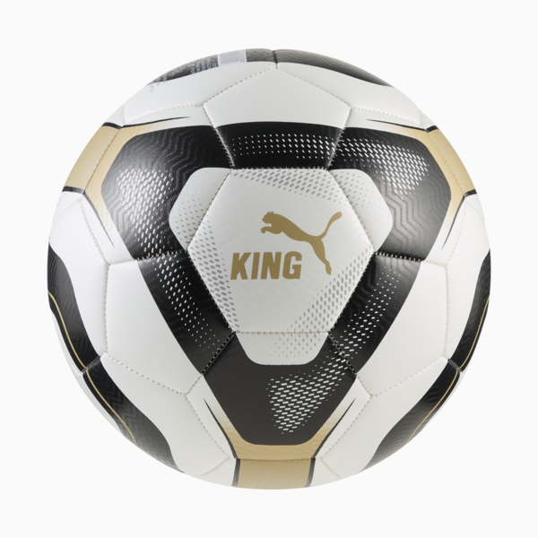 PUMA KING Football, PUMA White-PUMA Black-Matte Puma Gold, large-ZAF