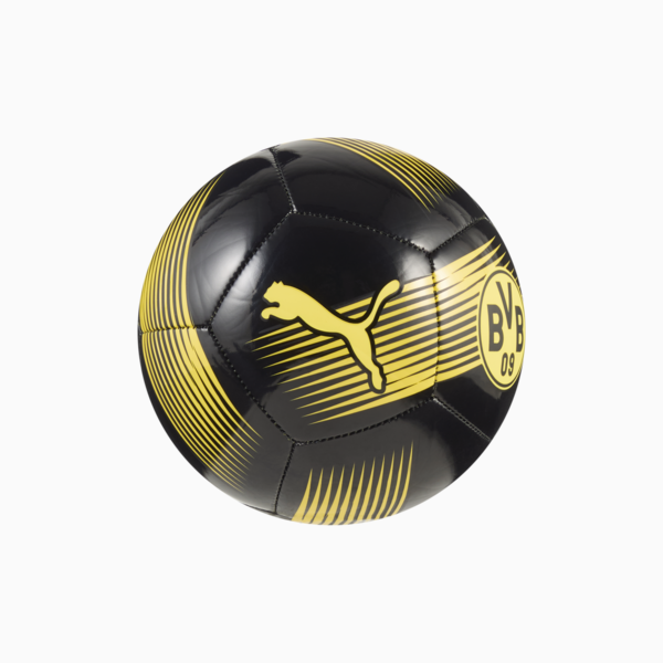 Mini pelota de fútbol Borussia Dortmund Essentials, PUMA Black-Faster Yellow, large-ARG