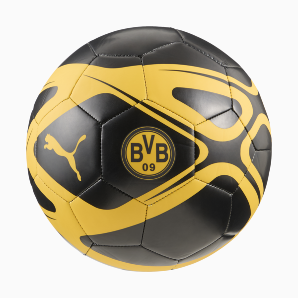 Balón de fútbol Borussia Dortmund Culture, PUMA Black-Matte Puma Gold, large-MEX
