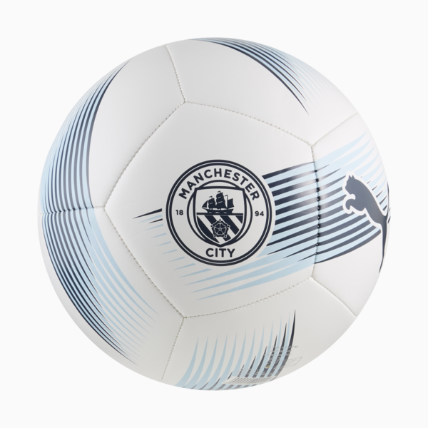 Balón de fútbol Manchester City Essentials, PUMA White-Deep Navy, large-MEX