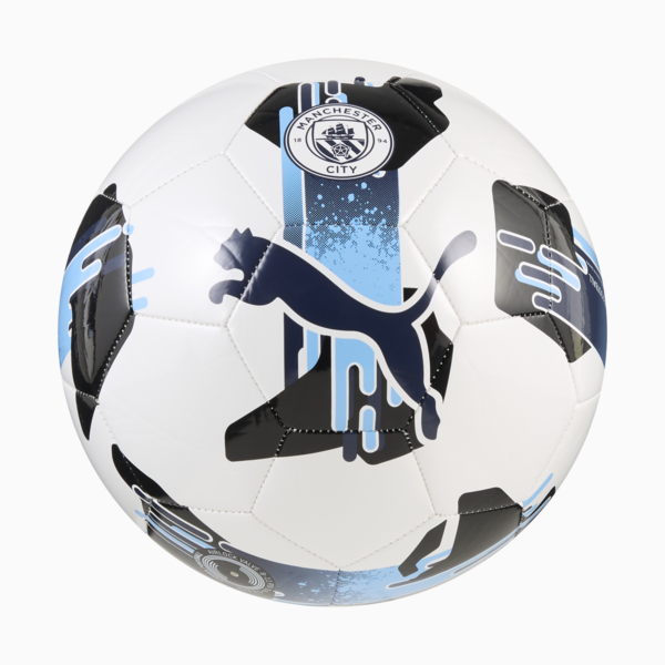 Manchester City Orbita 6 Training Ball, PUMA White-PUMA Navy, large-ZAF