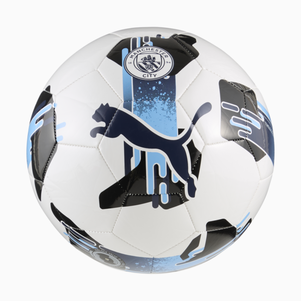 Manchester City Orbita 6 Training Ball, PUMA White-PUMA Navy, large-ZAF