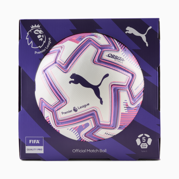 PUMA Orbita Cup Premier League Brilliance Football, PUMA White-multicolor, large-ZAF