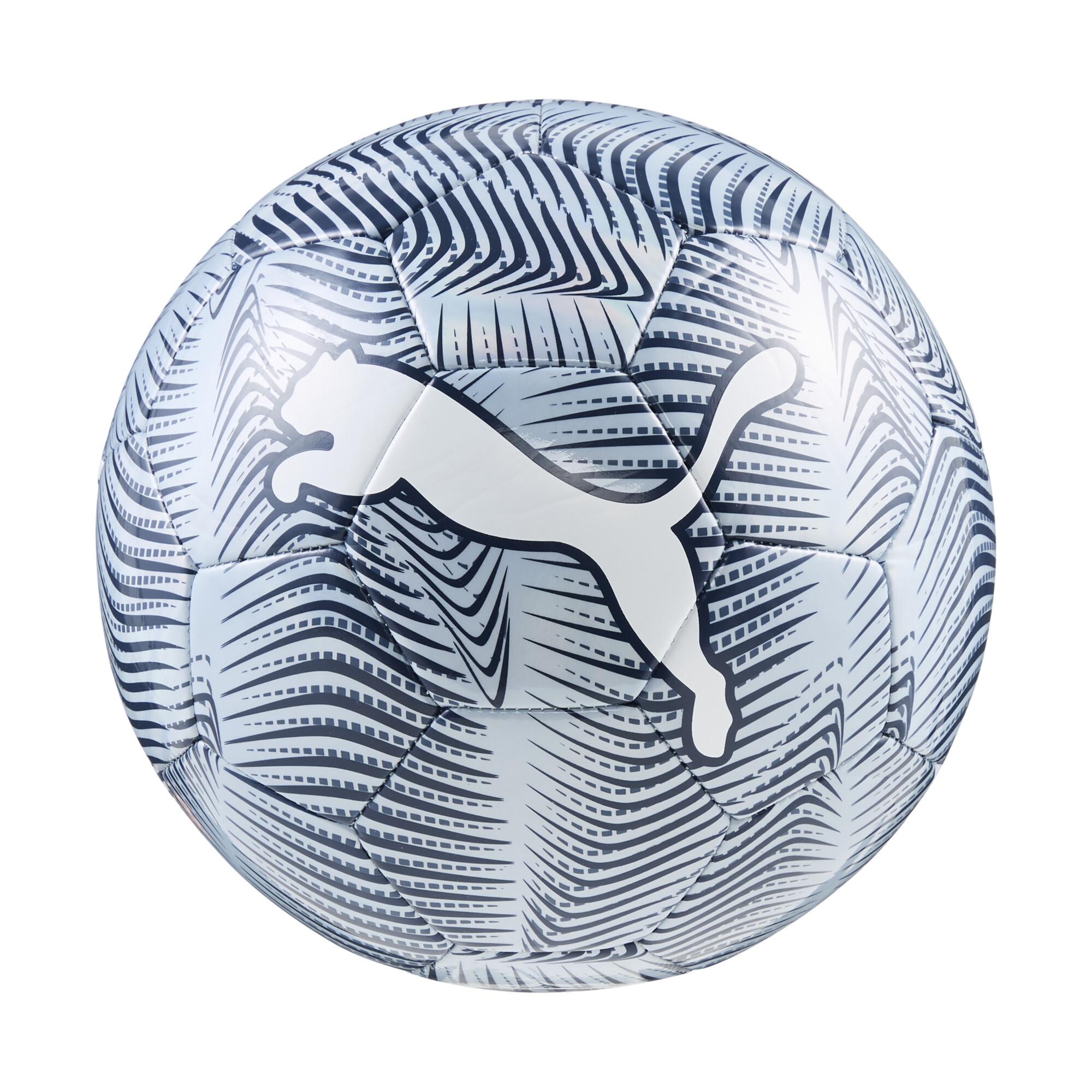 PUMA FINAL Graphic voetbal, Blauw/Wit, Maat 3