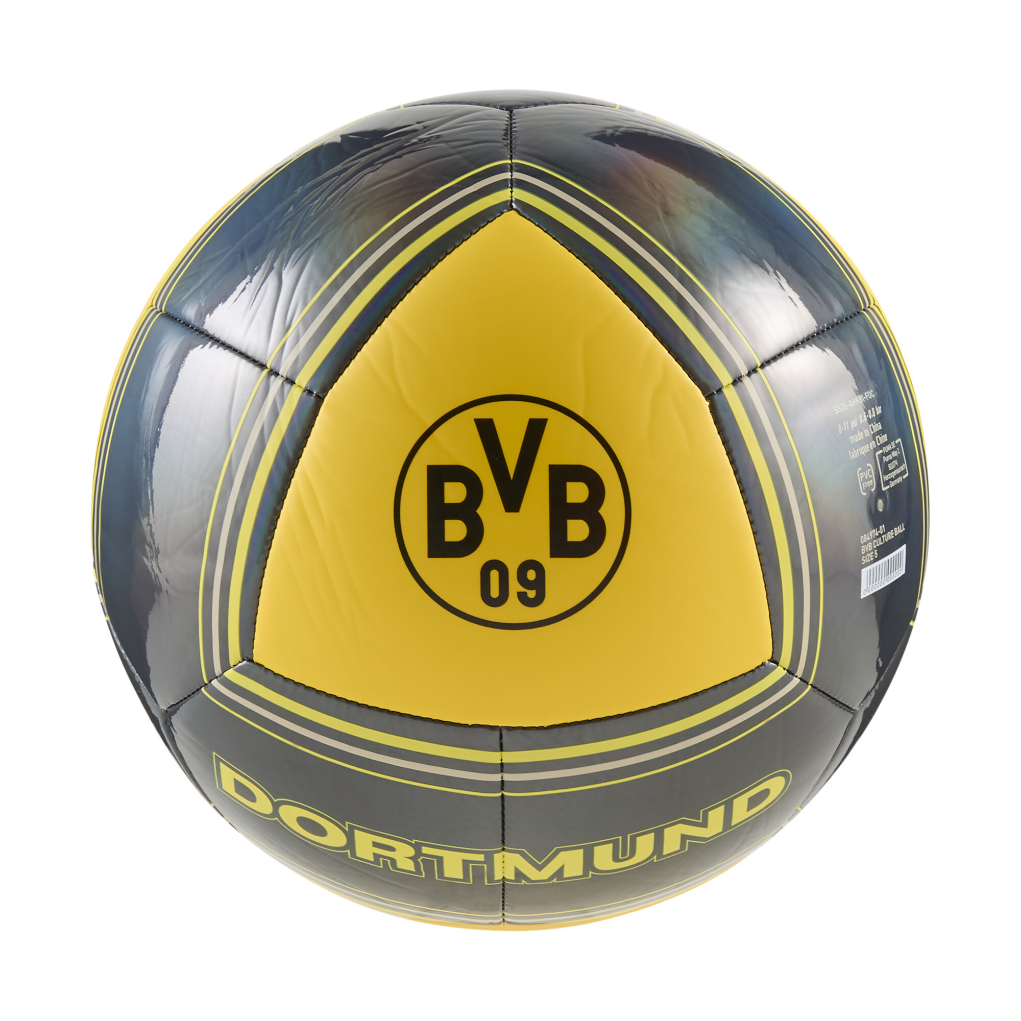 PUMA Balón Borussia Dortmund ftblCulture, Accesoiros, Negro, 5