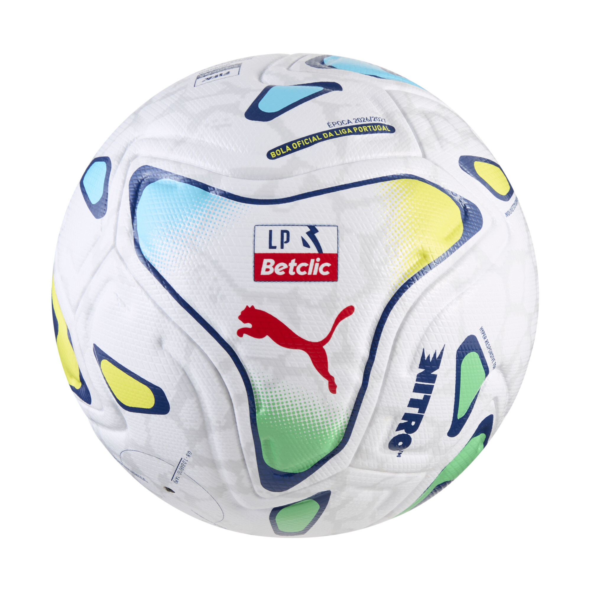 PUMA Balón de fútbol Stellar NITRO™ Ultimate Liga Portugal (FIFA® Quality Pro), Accesoiros, Amarillo, 5