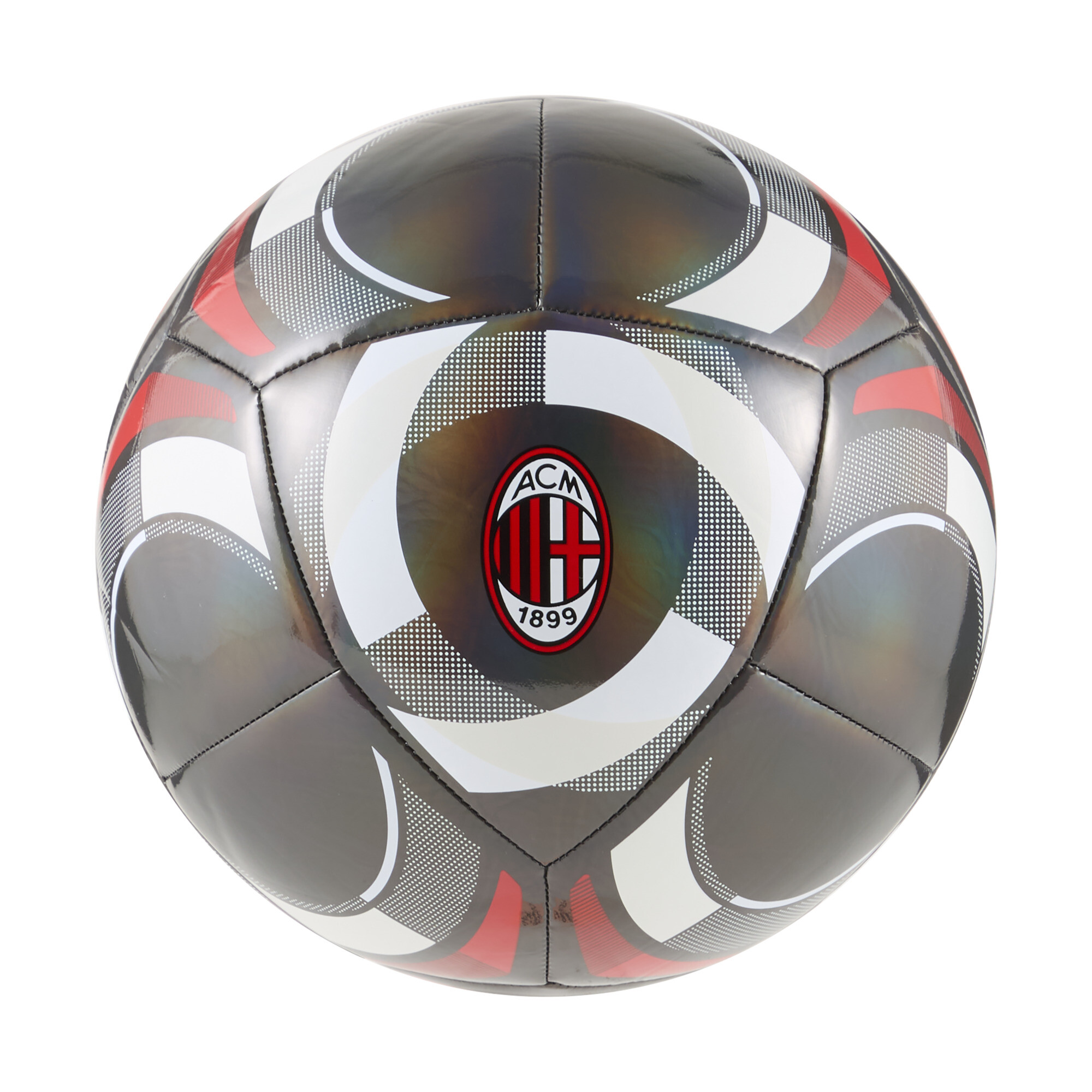 PUMA AC Milan ftblCulture Soccer Ball in Black, Size 5