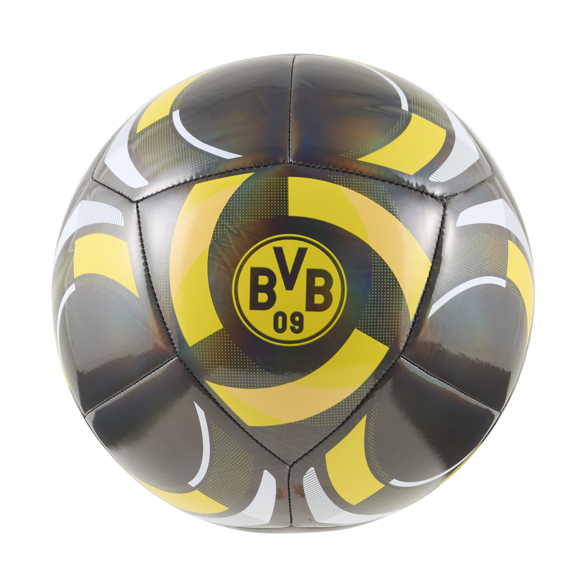 PUMA Borussia Dortmund ftblCulture Soccer Ball in Black, Size 5