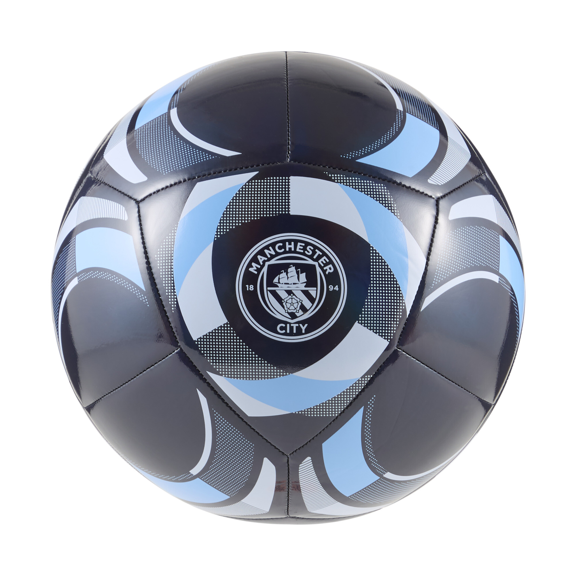 PUMA Manchester City ftblCulture Soccer Ball in Blue, Size 5