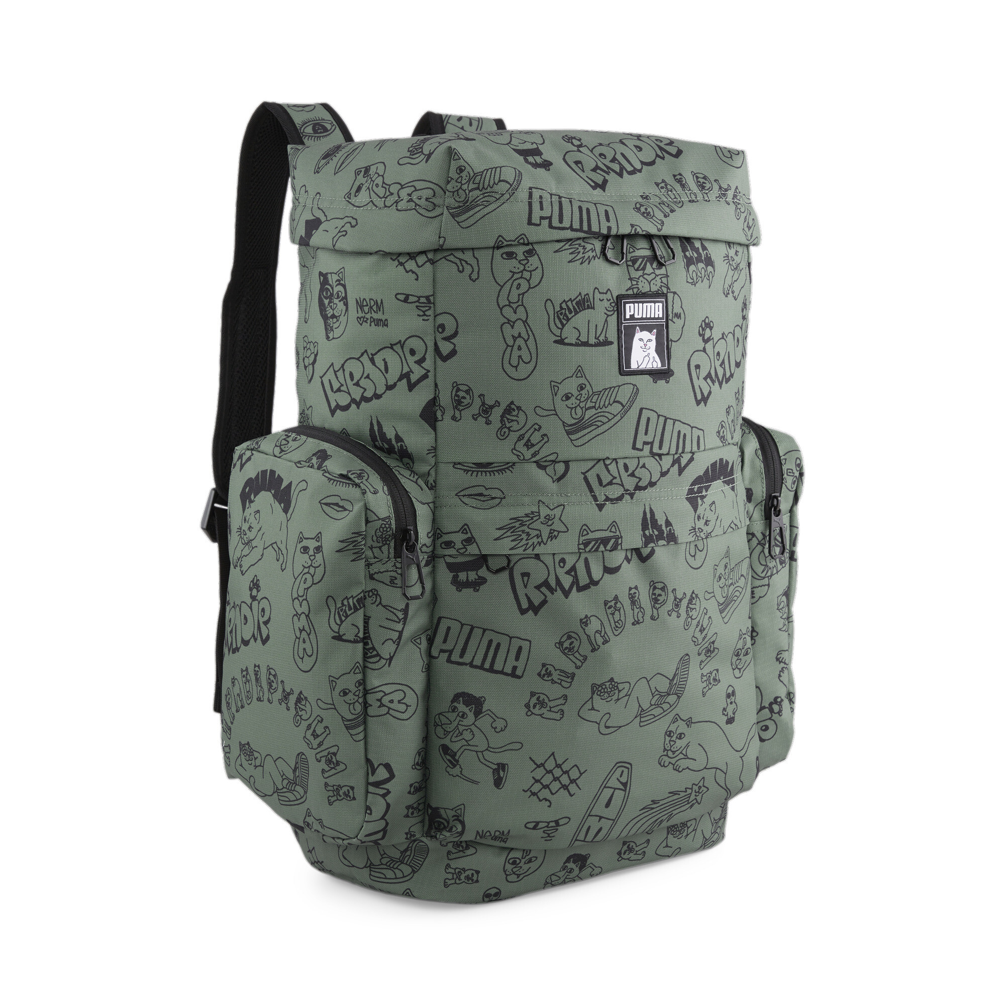 Puma X RIPNDIP Backpack, Green, Accessories