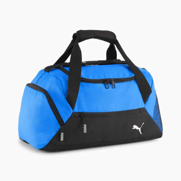 teamGOAL Small Football Teambag, Electric Blue Lemonade-Puma Black, large-ZAF