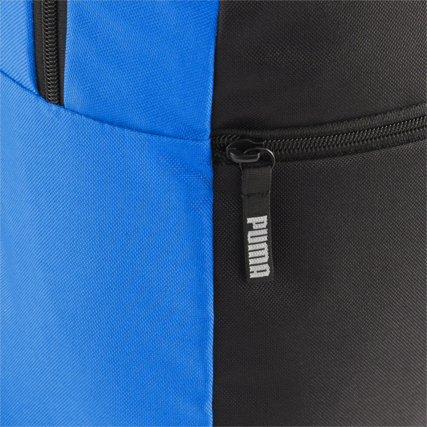 teamGOAL Backpack, Electric Blue Lemonade-Puma Black, large-ZAF