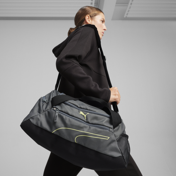 Fundamentals Sports Bag S, Mineral Gray-Lime Sheen, large-MEX
