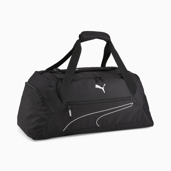 Fundamentals Medium Sports Bag, Puma Black, large-ZAF