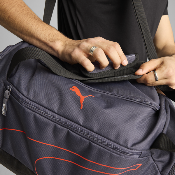 Bolso deportivo mediano Fundamentals, Galactic Gray, large-ARG