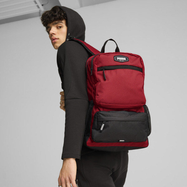 PUMA Deck Backpack, Intense Red, large-ZAF