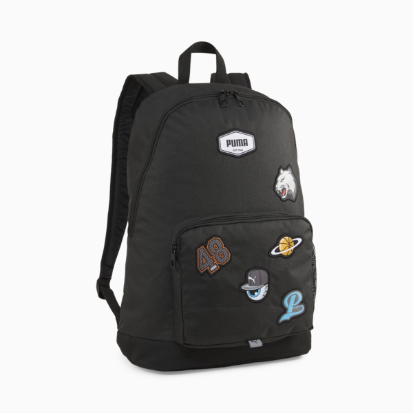 PUMA Patch Backpack, PUMA Black, large-ZAF