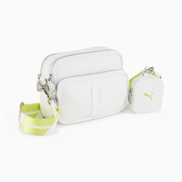 Bolso para llevar cruzado PUMA Sense, PUMA White, large-ARG