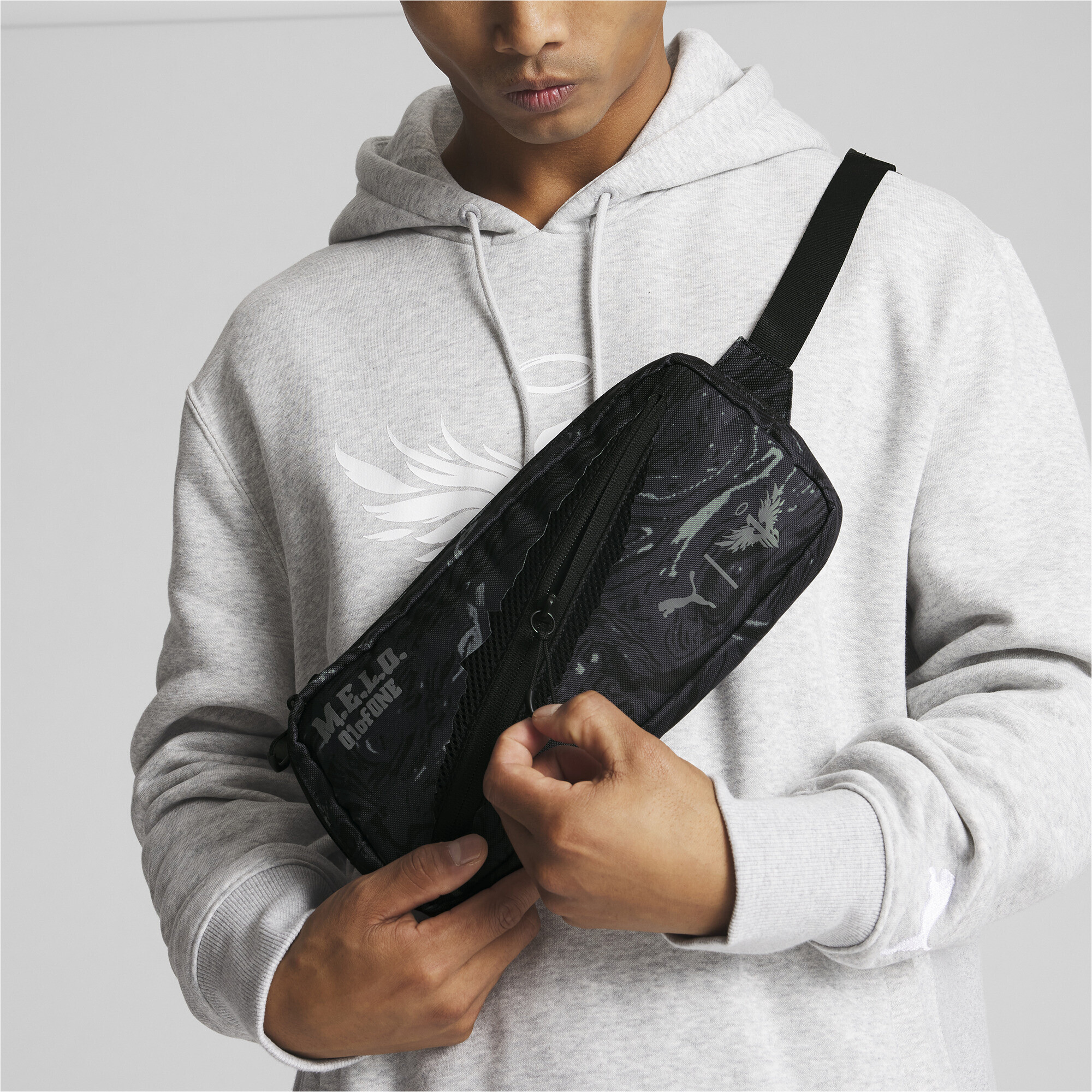 Men's PUMA X LaMelo Crossbody Bag In Black
