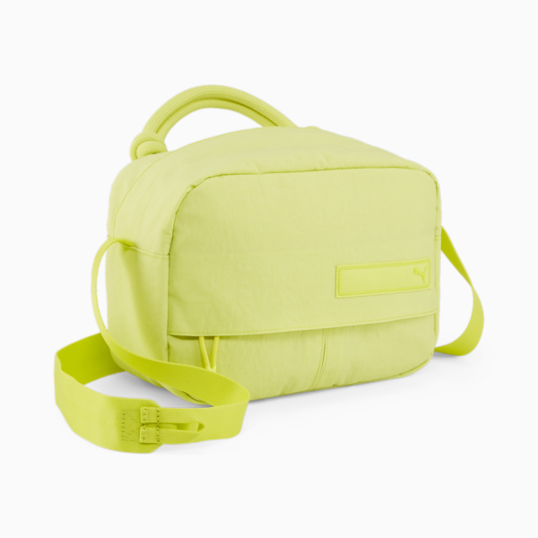 PUMA.BL 6L Crossbody Bag, Lime Sheen, large-ZAF