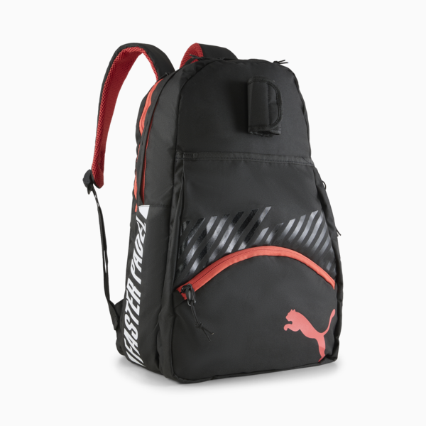 Mochila de pádel NOVA ELITE, Puma Black-Active Red-Puma White, large-MEX