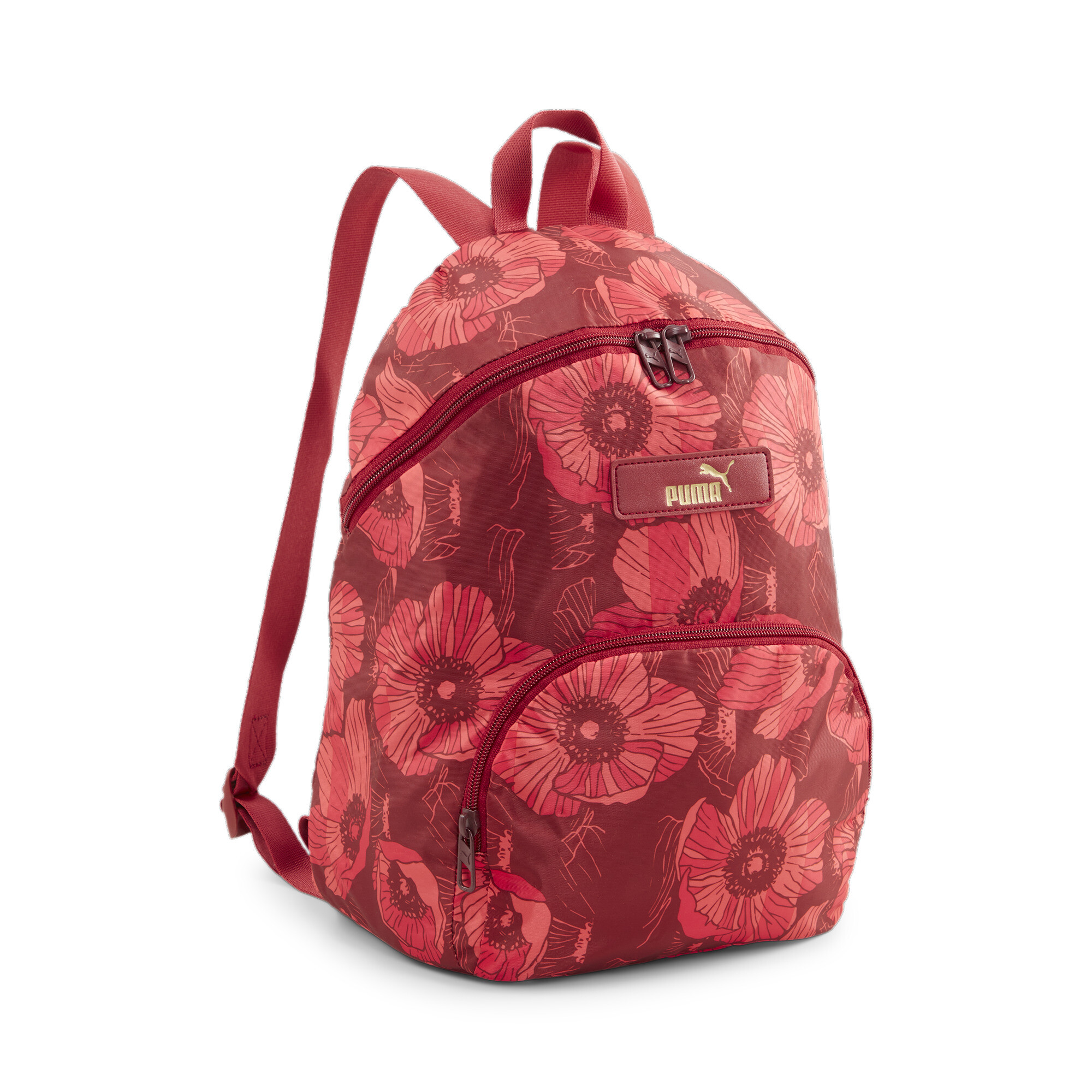 Puma Core Pop Rucksack Für Damen | Intense Red/Floral Aop