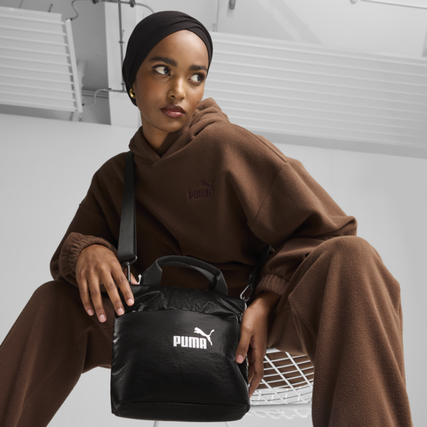Core Up Mini Tote Bag, PUMA Black, large-ZAF