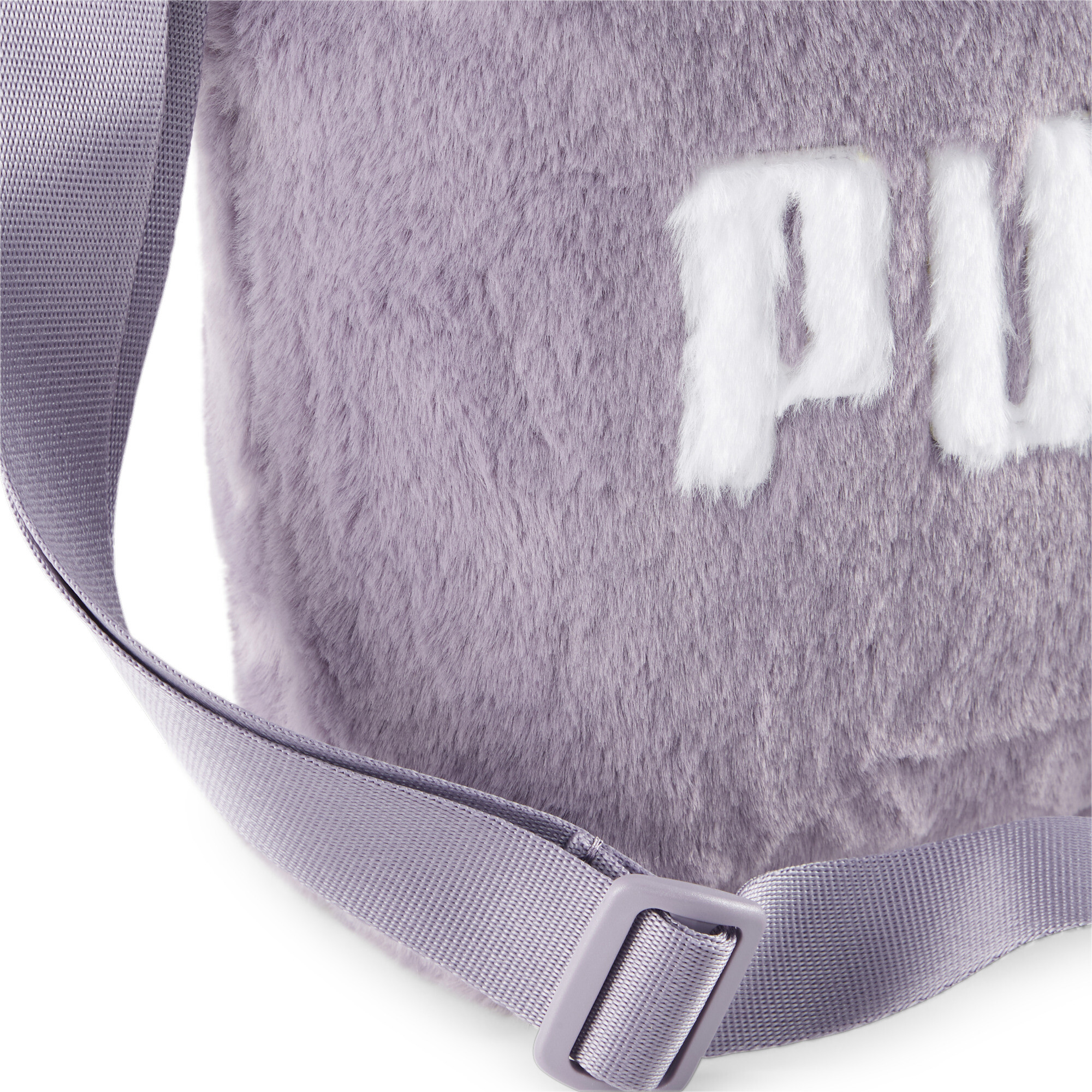 Women's Puma Core Fur Mini Tote Bag, Purple, Accessories