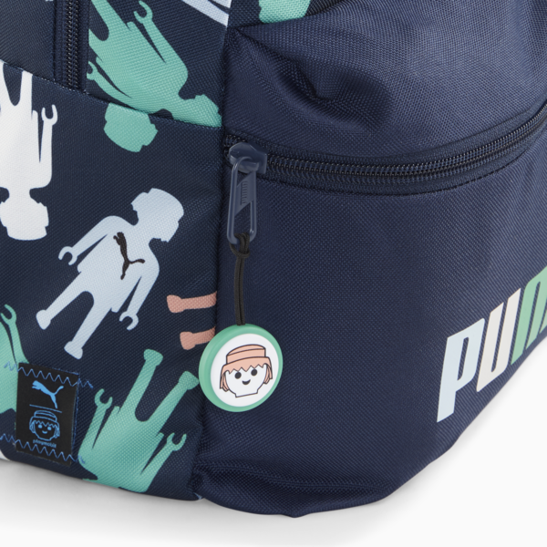 PUMA x PLAYMOBIL 13L Backpack Kids, Club Navy-characters AOP, large-MEX