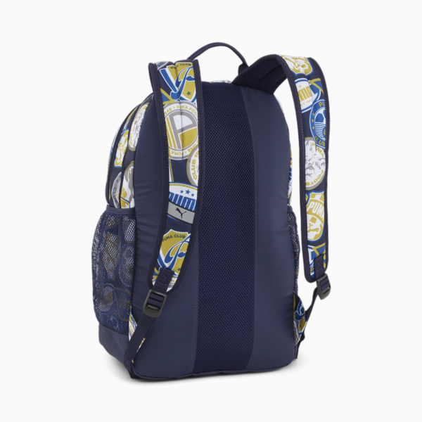 Mochila PUMA Academy, PUMA Navy-Soccer Badges AOP, large-ARG
