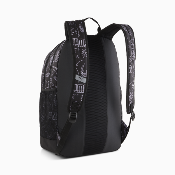 Mochila PUMA Academy, PUMA Black-B&W Graphic AOP, large-ARG