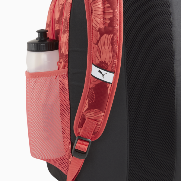 Mochila PUMA Academy, Intense Red-Floral AOP, large-ARG