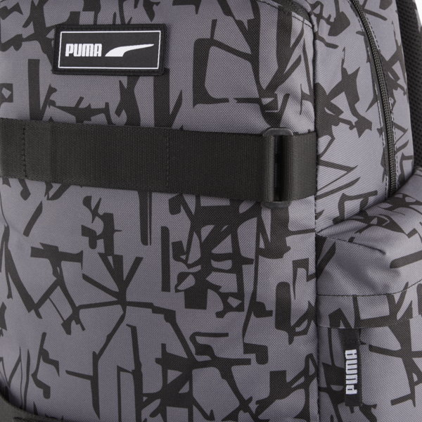 PUMA Deck Backpack, PUMA Black-Scratch Print AOP, large-ZAF