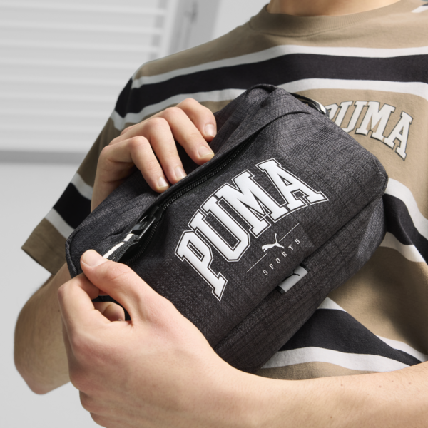 PUMA 3.5L Squad X-Body Bag, Dark Gray Heather, large-ZAF