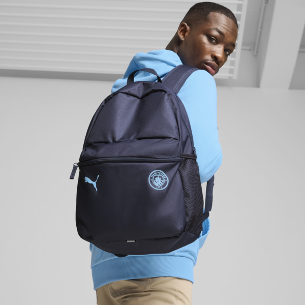 Mochila Manchester City ftblESSENTIALS, PUMA Navy-Team Light Blue, large-ARG