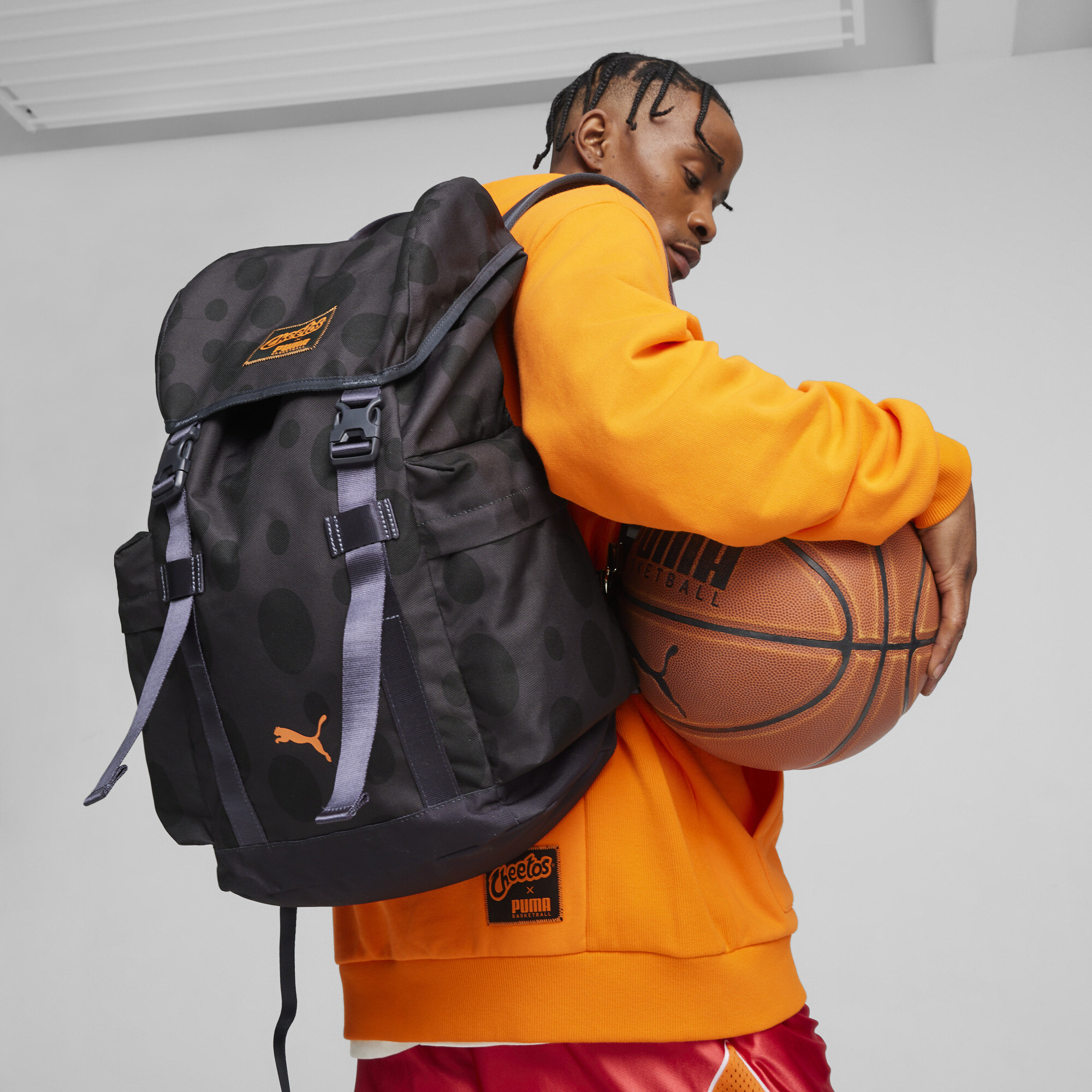 Puma HOOPS X CHEETOS® Backpack, Black, Accessories