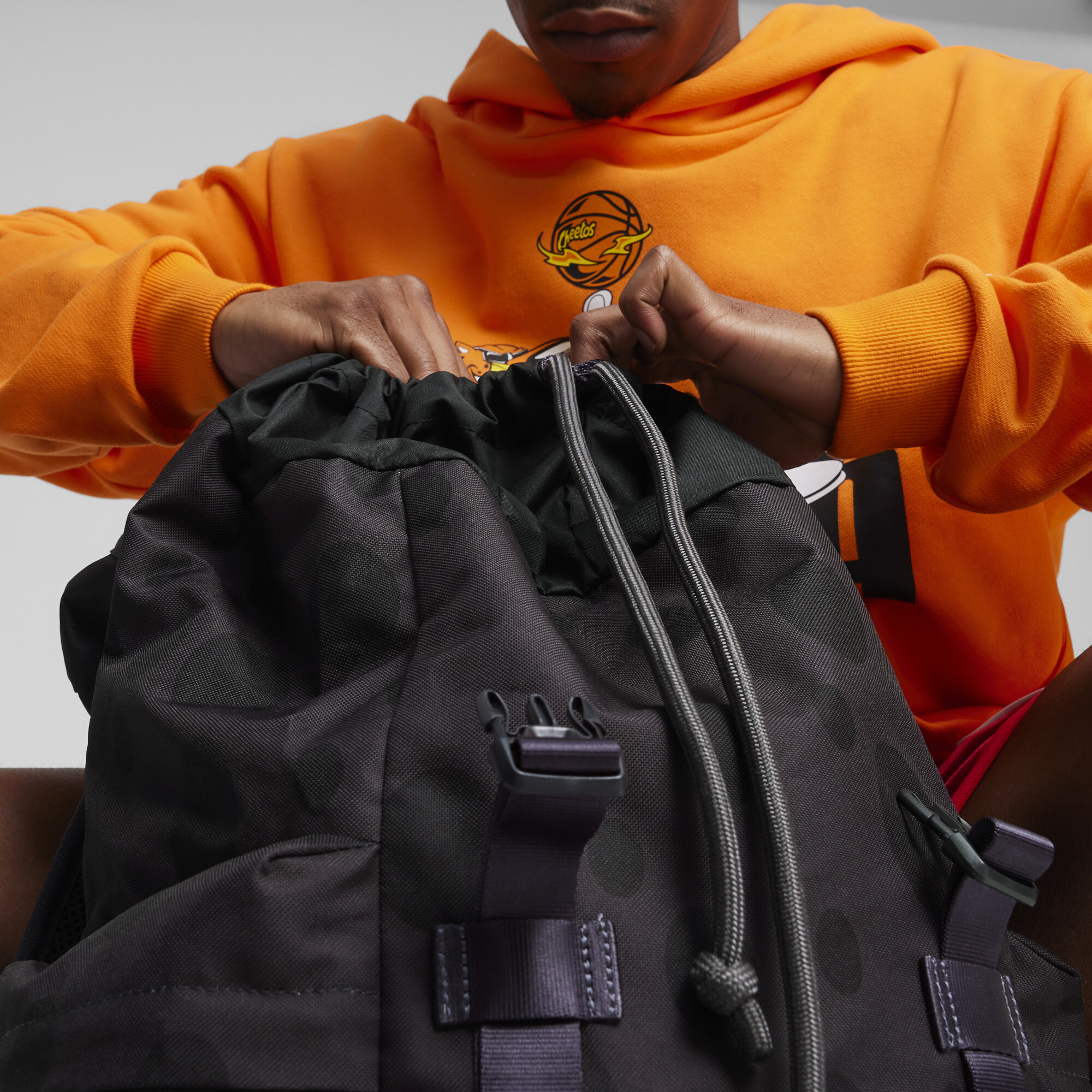 Puma HOOPS X CHEETOS® Backpack, Black, Accessories