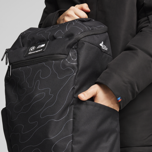Mochila BMW M Motorsport Statement, PUMA Black-AOP, large-ARG