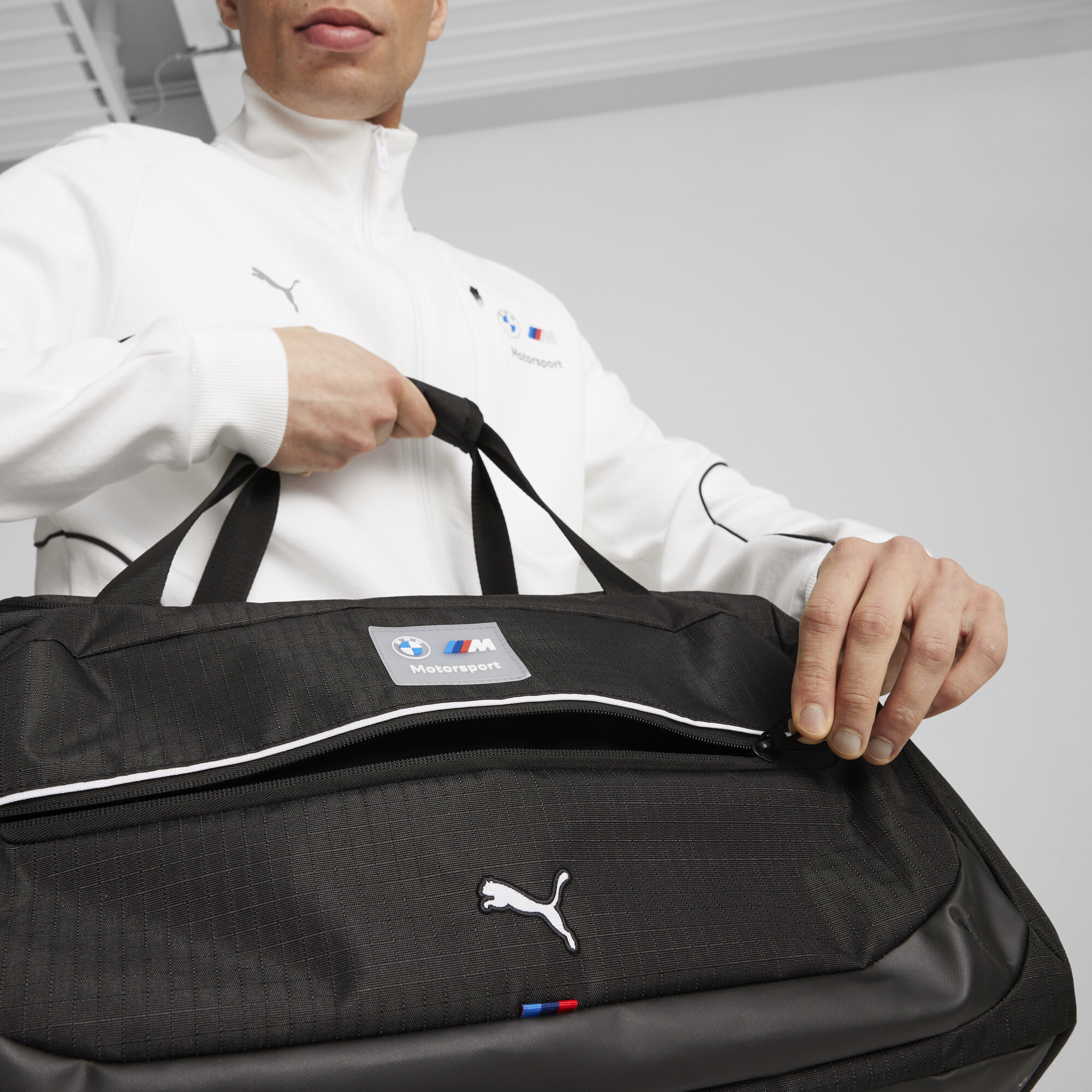 Puma BMW M Motorsport Duffle Bag, Black, Accessories