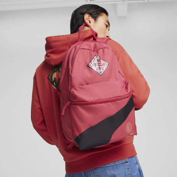AC Milan ftblCULTURE+ Backpack, Club Red-PUMA Black, large-MEX