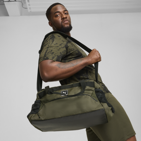 Bolso deportivo de entrenamiento pequeño, Dark Olive, large-ARG